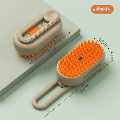 Cat Dog Pet Spray Massage Comb One Button Spray anti Flying Hair Comb Bath Brush Hair Removal Pet Supplies